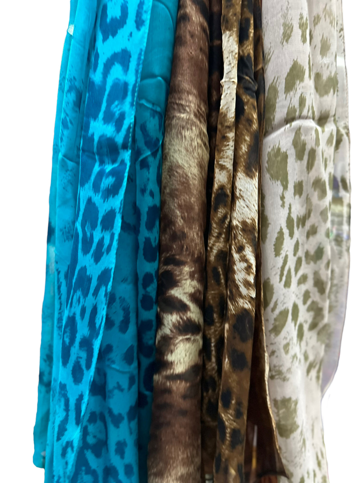 NEW! | Silk | Leopard Print Scarves