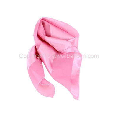 Polyester Square | Satin striped | Candy Pink