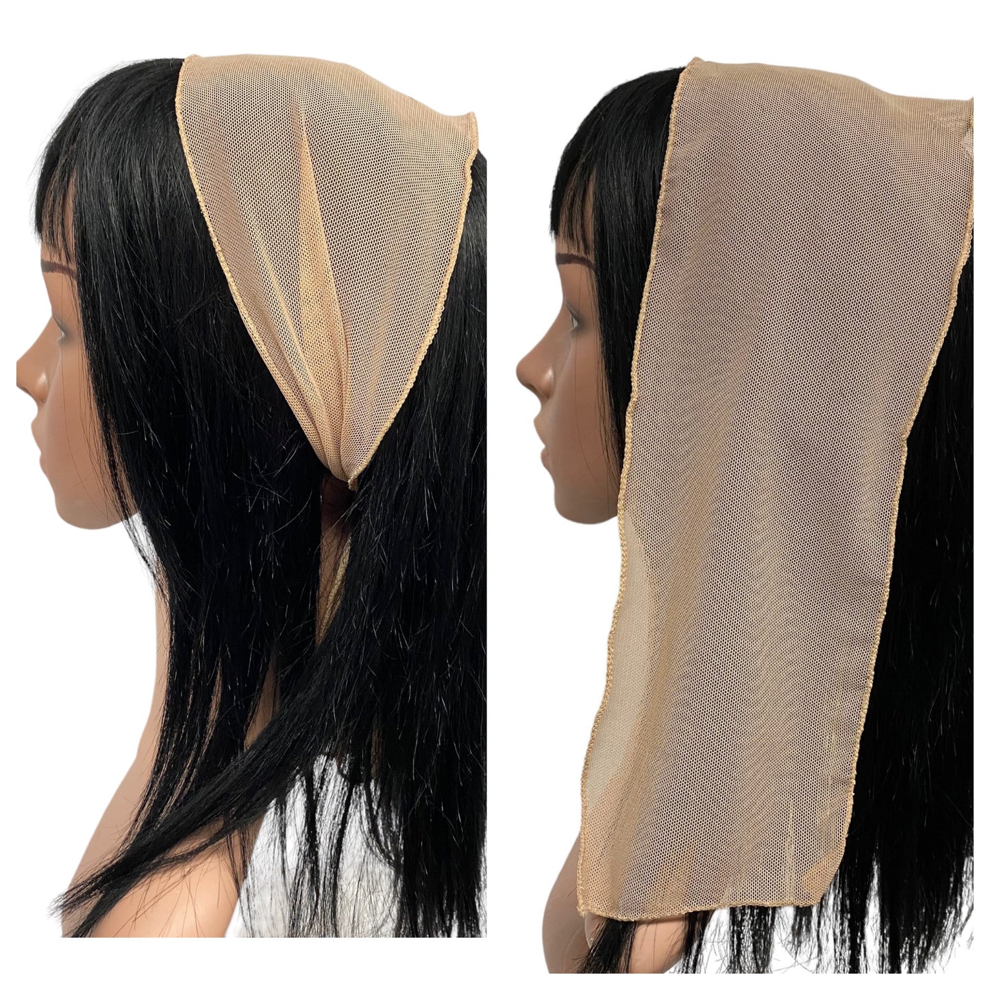 NEW! | Soft Net Scarf | Long XS | Beige