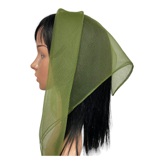 01-56  Regular square 25"x25"  Olive Green