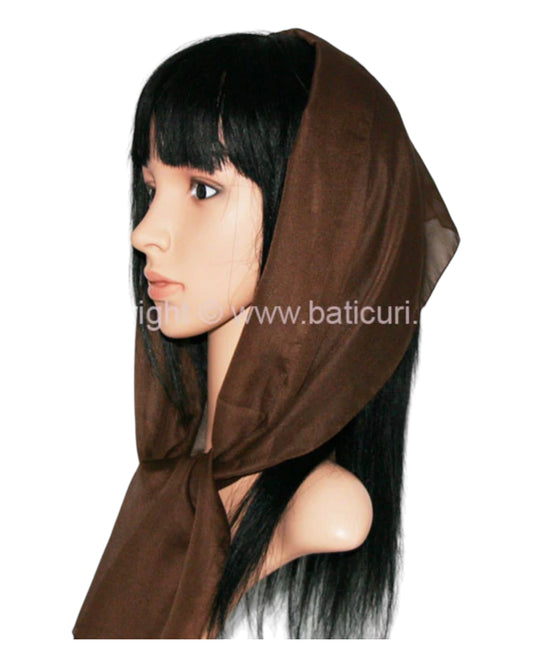 Oblong | Medium | Silk-Like Italian | Brown