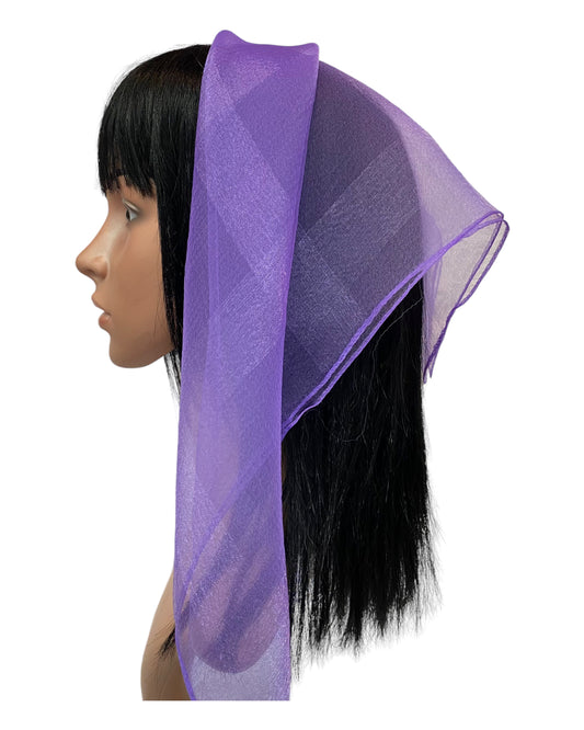 Wide Silk Stripes |  Purple