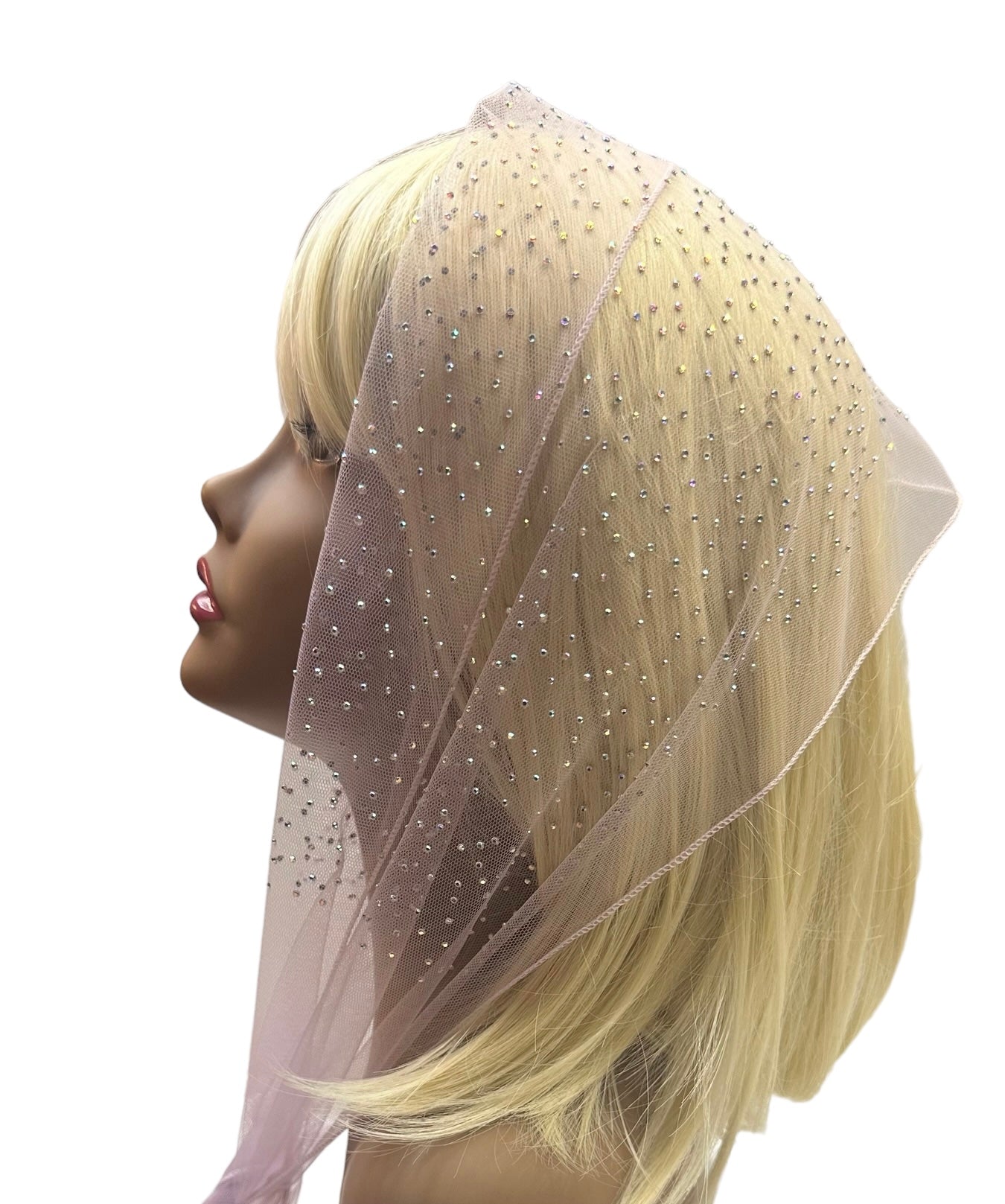 Oblong Net | All Over Rhinestones