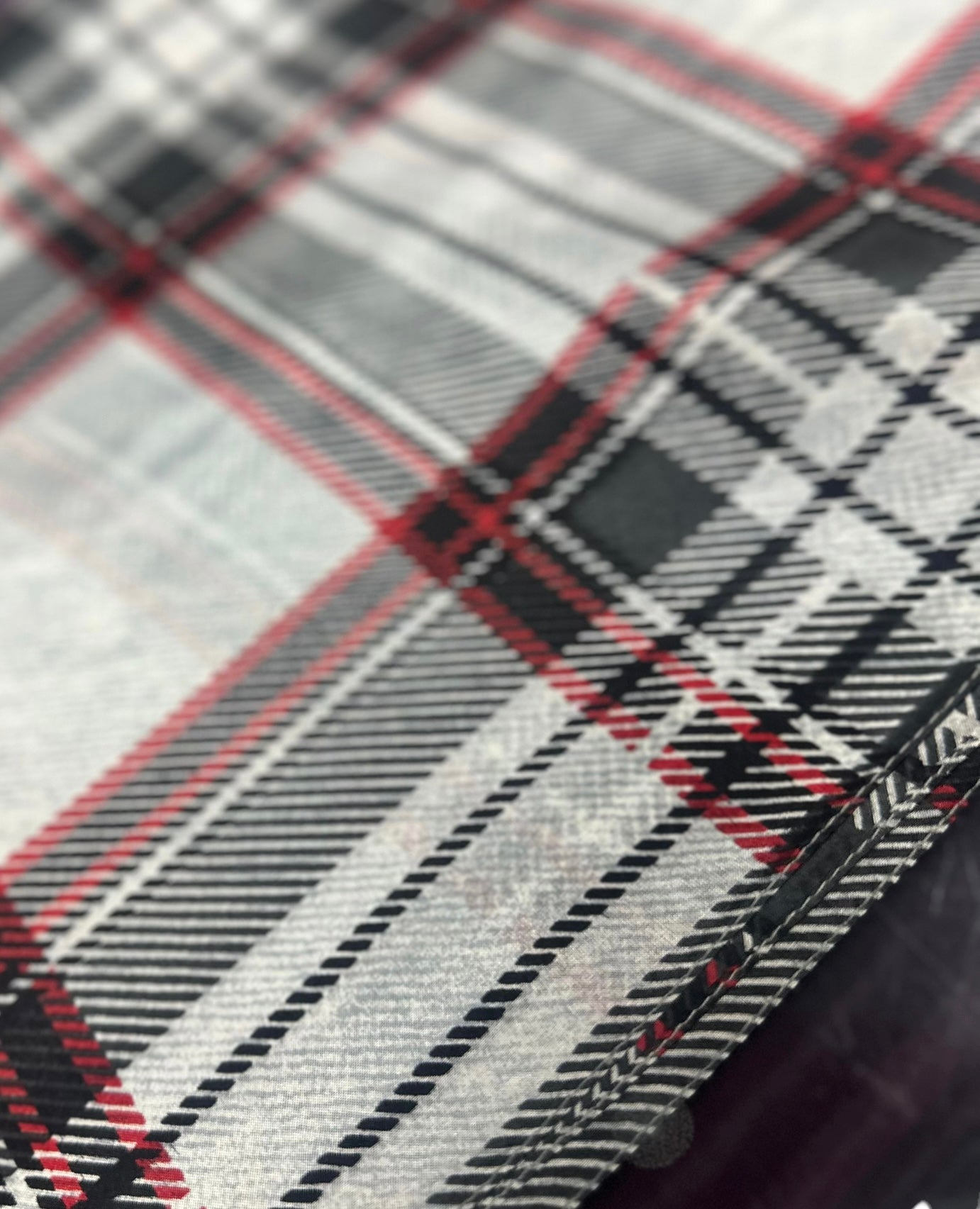 NEW! Plaid Silk Scarves