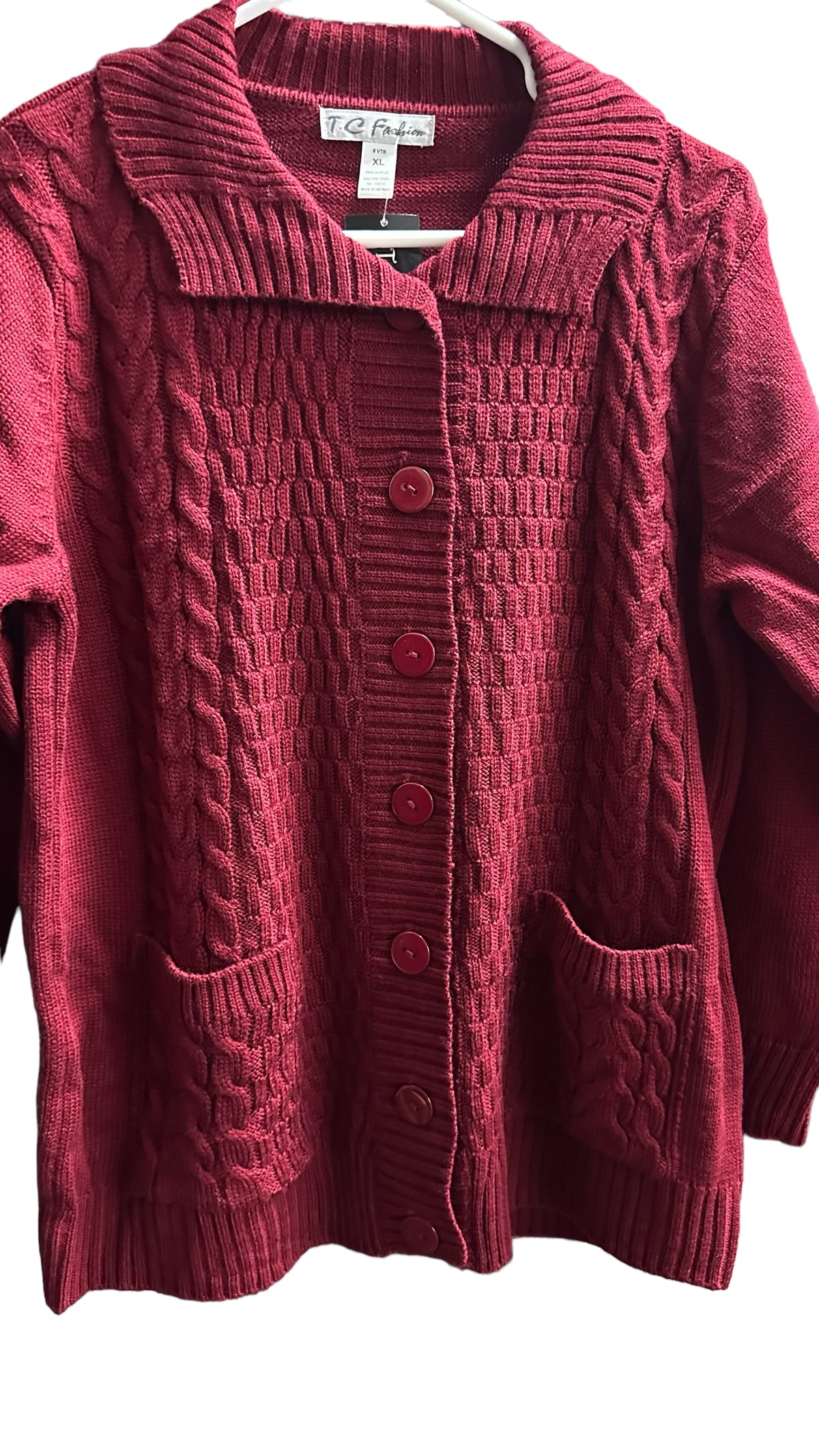 Knit cardigan sweaters