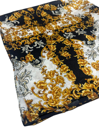 Square Silk Scarf | Baroque Pattern