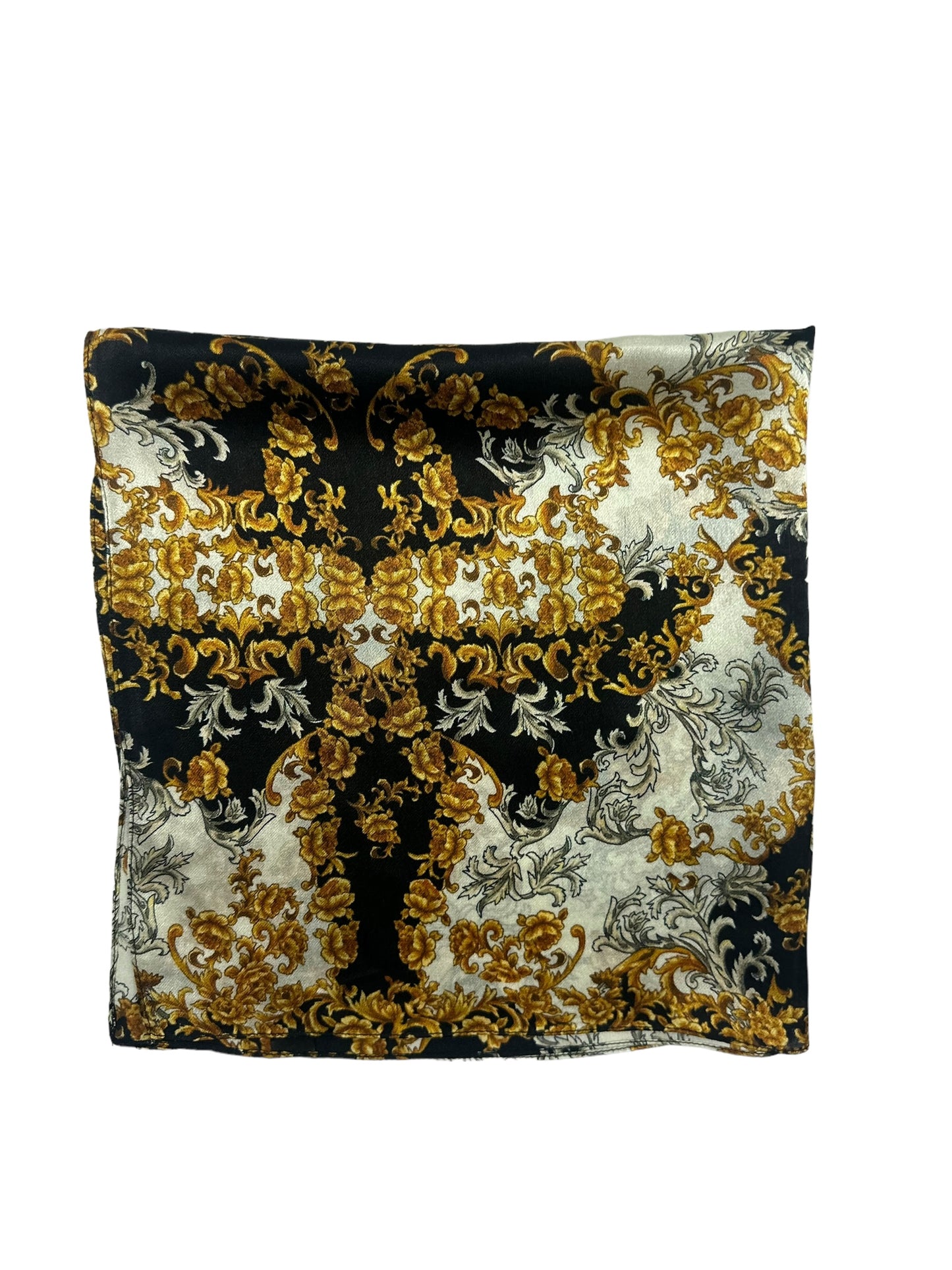 Square Silk Scarf | Baroque Pattern