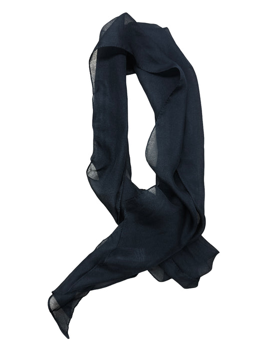 Oblong Italian Scarf | Wide | Black