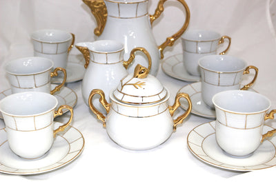 17 Piece Bridal Tea/Coffee Set