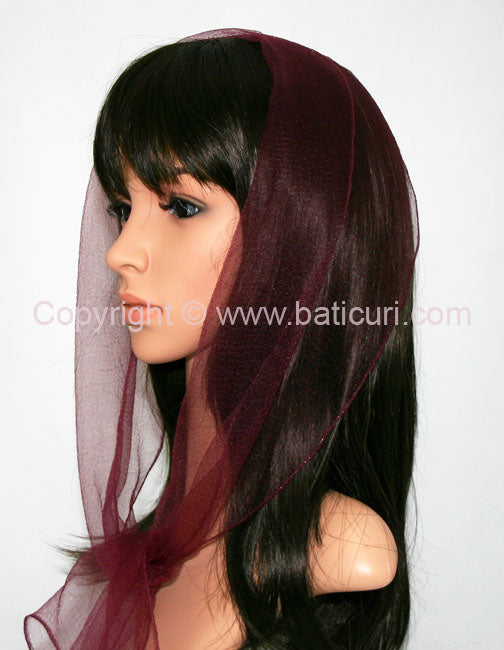 18-153 (N)| Oblong Solid | Burgundy | Бордовый | Bordo |9''x48''