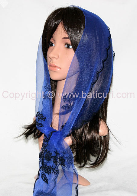 OB Wide | Zig zag | Corner Bouquet | Royal Blue | #27