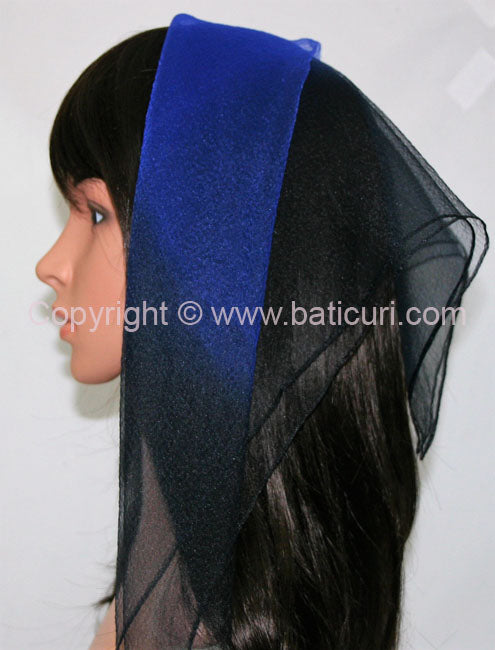 "Square Cloud" Royal blue with Black Edge