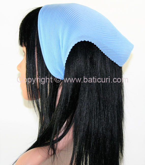 100-11 | Pleated Italian | Solid | Light blue