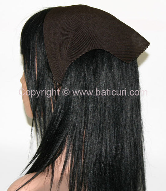 100-145 Pleated Italian | Deep Chocolate Brown