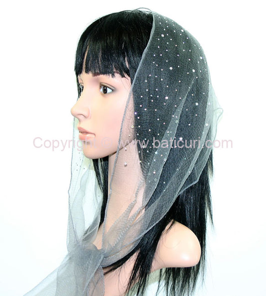 OB Nylon (N) Waterfall Rhinestones- Grey