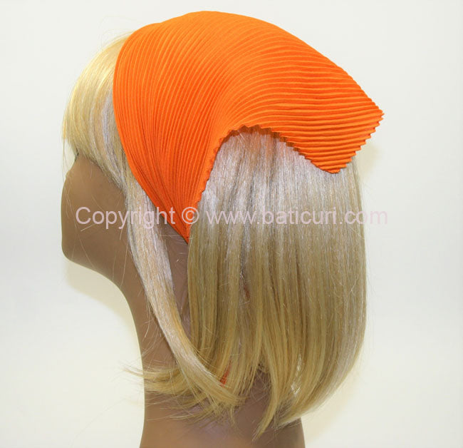 100-121 Pleated Italian | Orange