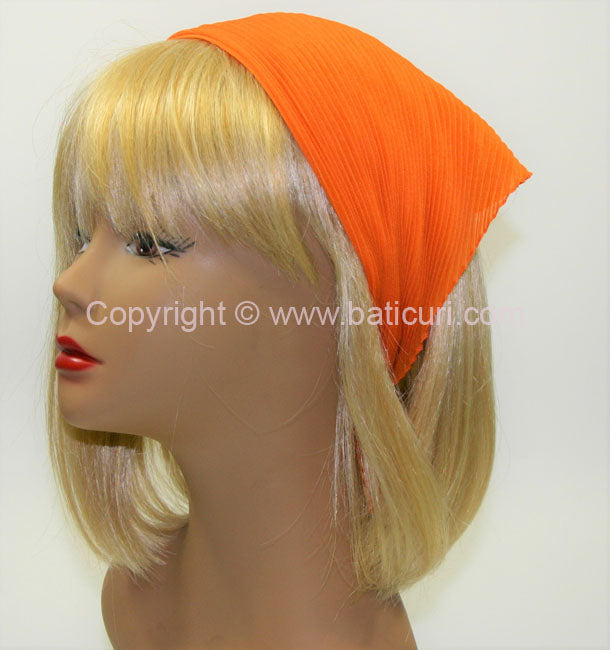 100-121 Pleated Italian | Orange