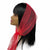 OB (M) Solid Soft Net Scarf ≈9”x50”-Red