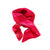 "Square Polyester satin striped Scarf"-Hot Pink